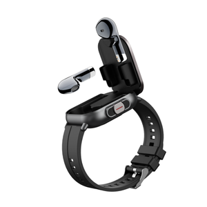 Montre connectée D8 avec écouteurs, écran tactile TFT 2,01 pouces, étanche IP67, moniteur de fréquence cardiaque et d'oxygène sanguin pour Android - Product Image 4