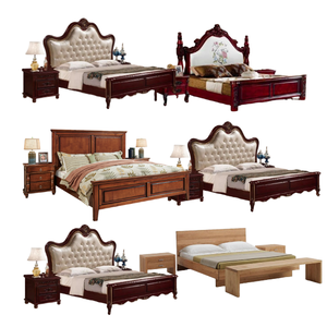 Juegos de dormitorio de lujo estilo europeo real tallado por camas de madera hechas a mano de madera maciza superventas hecho en la fábrica de Indonesia - Product Image 6