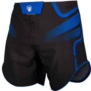 Shorts de combat MMA personnalisés imprimés par transfert thermique, haute qualité, séchage rapide, écologiques, respirants, polyester/coton, logo frontal - Product Image 1
