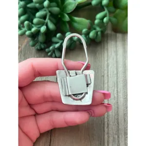 Sterling Silver Navajo Horse <b>Keychain</b> with Carabiner and <b>Bottle</b> <b>Opener</b> - Product Image 4