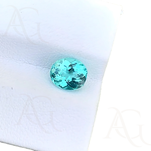 Piedra de apatita azul 100% natural, piedra de apatita facetada redonda, piedra preciosa suelta para la fabricación de joyas a precio de fábrica - Product Image 2