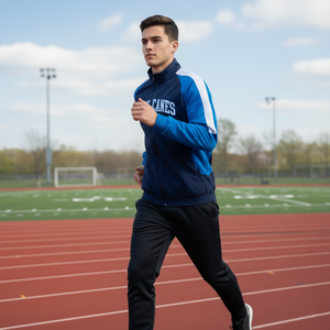 Veste bomber unisexe vintage imperméable coupe-vent à capuche épaisse pour l'hiver, football - Product Image 5