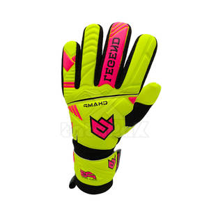 Venta al por mayor guantes de portero de cuero profesional dedo completo diseño impermeable para adultos jóvenes precio de fábrica para el entrenamiento - Product Image 3