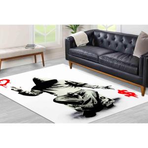 Alfombra con Estampado de Grafiti de Dinero de Banksy: Arte, Comodidad y Estilo Combinados, Alfombra de Terciopelo - Product Image 3