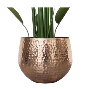 กระถางต้นไม้โลหะงานแฮนด์เมดดีไซน์หรูหราสำหรับตกแต่งสวนและบ้าน - Product Image 4