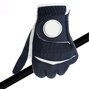 Guantes de golf de cuero genuino Cabretta suave con logotipo personalizado más vendidos para hombre y mujer, nuevos guantes deportivos profesionales de verano para uso en gimnasio, solo mano izquierda - Product Image 3