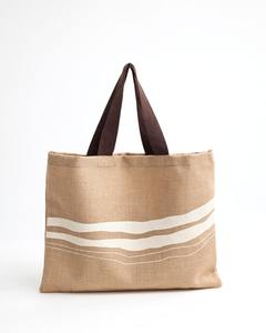 Bolsas de yute Diseño liso WithHandles Hecho a mano Uso de compras ideal Bolsas de lona natural de alta calidad Uso de joyería - Product Image 1