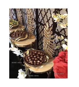 Le plus nouveau bol de chocolats en métal de conception avec le bol de service de dates de dessert de couleur or de la plus haute qualité de l'Inde - Product Image 4