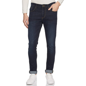 Pantalons en jean décontractés classiques en coton pour hommes, vente en gros à prix bas, tendance, respirants, pour le travail, l'hiver et l'automne - Product Image 1