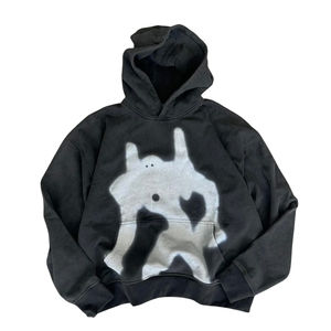 NEW Good Quality Heavyweight Oversize High Quality Cotton Soft Puff Print Men's Screen Printing Hoodies disponible en DTG & DTF - Product Image 1