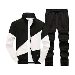 Ensemble de survêtement en molleton acid wash 100% coton avec fermeture éclair pour homme, style tendance, logo personnalisé, deux pièces, sweat à capuche - Product Image 3