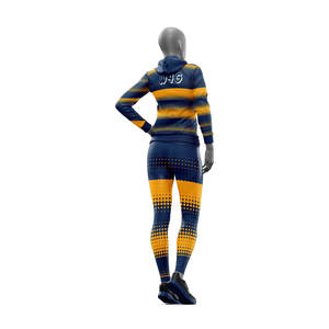 Vêtements de sport pour femmes, vêtements de sport pour la salle de sport, le yoga, la course à pied, l'entraînement, ensembles de vêtements de sport, hauts à manches longues, veste, sweat-shirt de basket-ball - Product Image 3