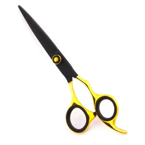 Ciseaux de coiffure incurvés, ciseaux de barbier pour stylistes, ciseaux de coupe de cheveux incurvés de haute qualité pour barbiers - Product Image 1