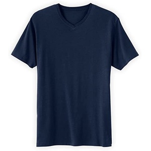 Camisetas de manga corta para hombre, ropa de verano de alta calidad, 100% algodón, Color sólido, estampado personalizado, al mejor precio - Product Image 4