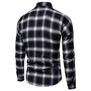 2025, camisas de diseño Premium para hombre, camisas casuales con cuello levantado elegantes, algodón orgánico personalizado, transpirable, nueva sarga, estampado Premium - Product Image 4