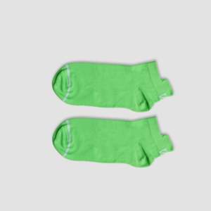 Chaussettes courtes de sport Endura Gym (Jaune Néon) Confortables, anti-transpiration, en fibre de bambou, imprimé automne par sublimation - Product Image 2