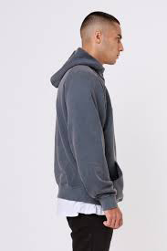 Sweat-shirt à capuche noir à manches découpées, sweat-shirt ample pour femme - Product Image 4