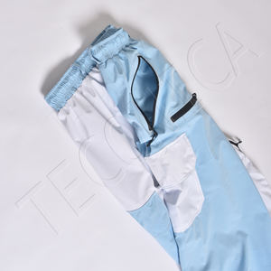 Pantalones de esquí holgados personalizados al por mayor, pantalones de esquí para nieve impermeables y transpirables para invierno, pantalones de esquí con bolsillos Cargo con cremallera para hombre - Product Image 4