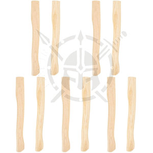 Hacha industrial de doble hoja Angoily con mango de madera de palisandro, logotipo personalizado, juego de 4 piezas de repuesto, hojas de acero inoxidable, para camping de alta resistencia - Product Image 3