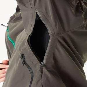 Chaqueta cortavientos para exteriores de primavera para hombre personalizada de alta calidad de una sola capa rígida transpirable impermeable logotipo frontal al por mayor - Product Image 4