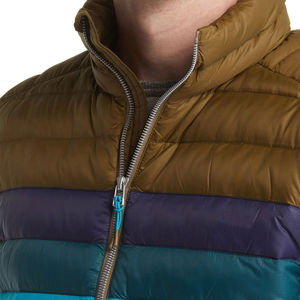 แจ็คเก็ตพัฟเฟอร์บุหนาแบบมีฮู้ดสำหรับผู้ชายรุ่นใหม่ล่าสุด สีดำ เงา ทนลม เหมาะสำหรับฤดูหนาว - Product Image 4