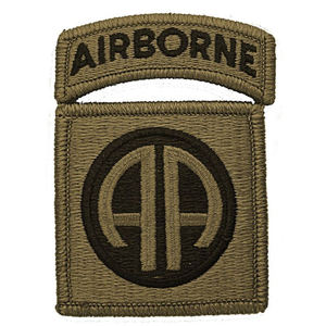Fabricante pakistaní de parches de bordado a máquina 82nd Airborne Multicam Patch con Airborne - Product Image 1