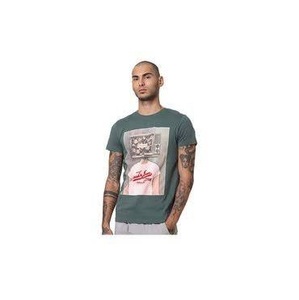 T-shirt à col rond 100% coton uni pour hommes, impression à col rond, manches courtes, haute qualité, impression personnalisée, court - Product Image 1