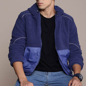 2025 Winter <b>Men</b> <b>Sherpa</b> Hooded Jacket Premium Quality Durable Breathable Stylish Fashionable Customizable - Product Image 1