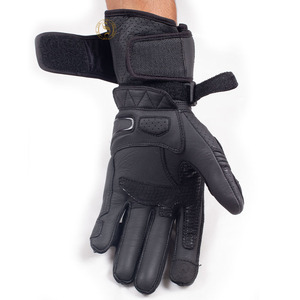 100% cuir moto main gants de sécurité en cuir véritable Street Wear course respirant gants en cuir - Product Image 6