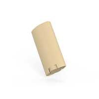 Conteneur de déodorant solide en PP de 70 g, emballage ovale pour déodorant, tube de baume cosmétique, logo personnalisé