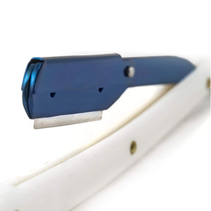 Maquinilla de afeitar recta para Barbero, plegable y personalizado, de acero inoxidable, fabricación profesional - Product Image 2