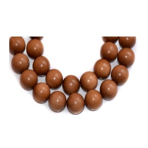 Collier de perles spirituelles Jap Mala en bois de santal de qualité supérieure pour la méditation, le soulagement du stress et l'énergie positive au prix d'usine - Product Image 1