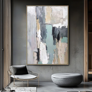 Tùy Biến Trang Trí Nội Thất Tay Sơn Vải Nghệ Thuật Hiện Đại Tác Phẩm Nghệ Thuật Lớn Bức Tranh Trừu Tượng - Product Image 5