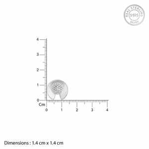 Pendientes de tuerca de amor brillantes de plata con circón de diamante 14K/18K chapado en oro en forma de corazón joyería de moda para compromiso de boda - Product Image 6