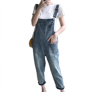 New Style High Quality <b>Women</b> Denim Dungarees, OEM Manufacturers Jeans Bibs <b>Overall</b> Jumpsuits <b>for</b> <b>Women</b> - Product Image 4