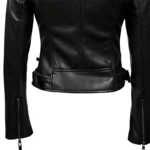 Chaquetas de Cuero para Mujer con Logotipo OEM y Color Personalizado, Chaquetas de Cuero Casuales - Product Image 6