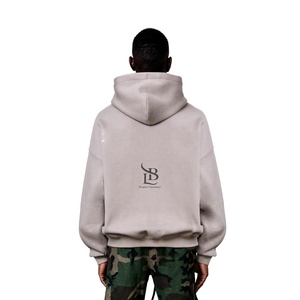 Jersey de moda informal de algodón 100% de la mejor calidad para hombre, sudaderas con capucha transpirables de gran tamaño para invierno, bordado OEM para invierno - Product Image 4