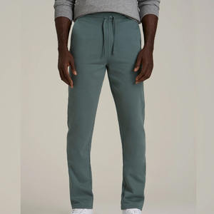 Pantalon de survêtement évasé décontracté de haute qualité pour hommes pantalon de survêtement Patchwork à ceinture élastique pantalon de survêtement empilé pour hommes - Product Image 2