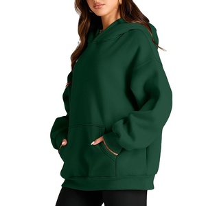 Nuevo diseño logotipo personalizado invierno cómodo Slim Street Wear liso Color sólido moda mujer sudaderas con capucha con servicio OEM al por mayor - Product Image 2