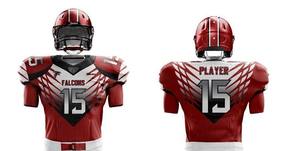 Uniformes de fútbol juvenil de alta calidad Ropa deportiva americana hecha a medida Técnicas impresas de manga corta Su propio diseño - Product Image 4