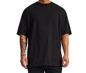 เสื้อยืดออกกำลังกายผ้าฝ้าย100% ปรับแต่งได้2024ออกแบบได้เองเสื้อยืดยาว GSM ขนาดใหญ่ใส่สบายสำหรับผู้ชาย3D เย็นแห้งระบายอากาศได้ดี - Product Image 6