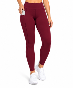 <b>Women's</b> High Waist Yoga <b>Leggings</b> Full Length Solid <b>Green</b> Stretch Pants Seamless Design <b>For</b> Workout Fitness Gym <b>leggings</b> <b>women</b> - Product Image 3