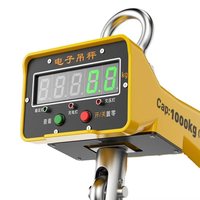 Báscula de Grúa Colgante Inalámbrica de Alta Resistencia de 500 kg a 10 T - Sensor de Peso Digital para Construcción Industrial y Almacenamiento