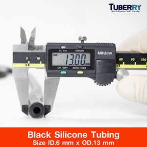 Tubo de goma de silicona negro de alta calidad TUFTQSB606X13 tamaño ID.6 mm x OD.13 mm OEM Tailandia fábrica hogar - Product Image 6