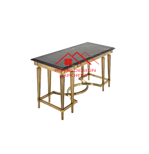 Black Finished Handmade Metal <strong>Console</strong> <strong>Table</strong> at Wholesale Price - Product Image 5
