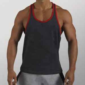 Qualité supérieure hommes entraînement débardeurs Gym athlétique sans manches T-Shirts Fitness musculation Muscle chemise en gros ODM - Product Image 3