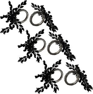 Anneaux de serviette de table en papier et polyéthylène de qualité supérieure Accessoires de vaisselle élégants avec des fêtes de décoration de table au design exclusif - Product Image 4