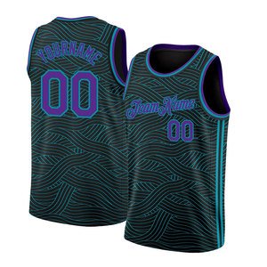 เสื้อบาสเก็ตบอลสำหรับผู้ชายเสื้อบาสเก็ตบอลผ้าโพลีเอสเตอร์100% เรียบโลโก้ตามสั่ง - Product Image 1
