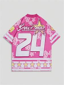 Direct Factory OEM Custom Logo Wholesale Streetwear <b>Tshirt</b> Y2K Style Men's Oversized Jersey with Short Breathable Sleeves - Product Image 3