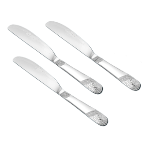 Couteau à beurre en acier inoxydable de qualité supérieure Couteau à beurre en acier inoxydable 3 pièces Spatule à beurre en acier inoxydable Gadget Best Design - Product Image 1